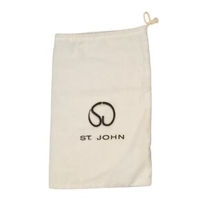 St. John Cream Drawstring Dust Cover Bag